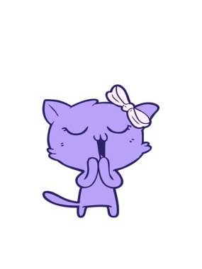 neon kedi çizgi filminin hareketli animasyonu