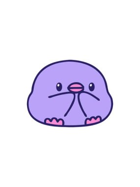 Yavru kuş çizgi filminin yıldız patlaması etkisi animasyonu