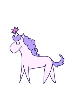 Tek boynuzlu atın el çizimi animasyonunu genişletiyorum.