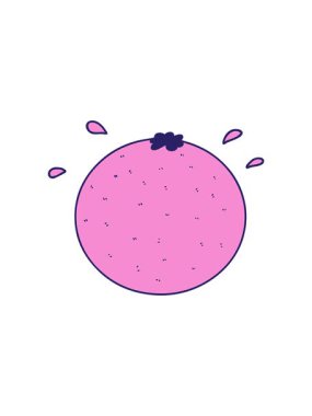 Çizgi film portakalının bölünme etkisi