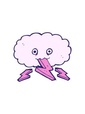 Gökgürültüsü bulutu çizgi filminin animasyonunu salla ve durdur