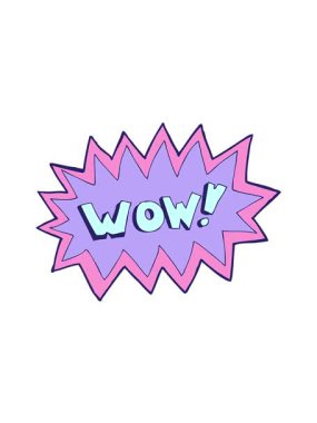 Wow metninin hareketli animasyonunu oynat