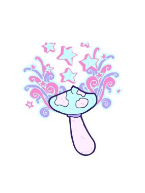 Çizgi film mantarının canlandırmasını çalıştır.