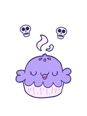 Çizgi film turtasının kafatası animasyonu