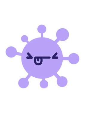 Ortalama kızgın virüs tasarımının canlandırma efektini piksel hale getir