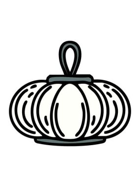 Japon tarzı kağıt fenerin sallanışını salla ve durdur.