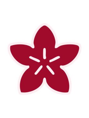 Basit Japon tarzı çiçek tasarımının hareketli animasyonu