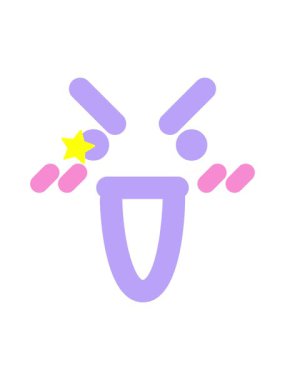 Parıldayan yıldızlar muzaffer ortalama yüz simgesinin animasyonunu etkiler