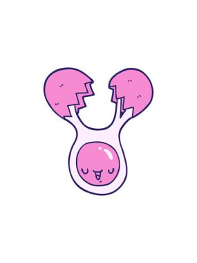 Kırık yumurtanın yıldız patlaması etkisi animasyonu