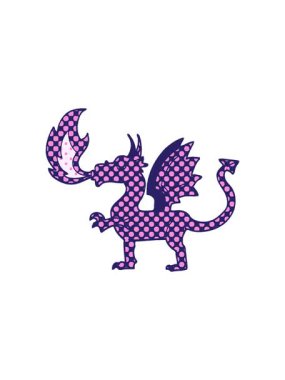 Dikkat çekici çizgi roman tarzı kırmızı ejderha animasyonu