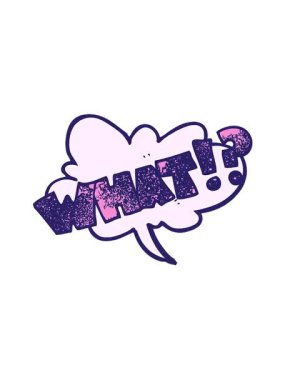 El yazması dokuma karikatürünün titreşimli animasyonu haykırır: