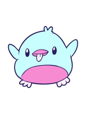 Noel pengueninin şirin çizgi filminin animasyonunu renklendir