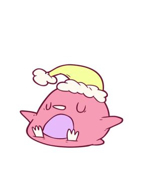 parlak renkli sevimli penguen çizgi filminin hareketli animasyonu