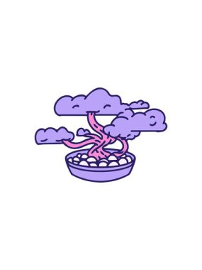 Geleneksel Japon bonsai ağacının canlandırma etkisi