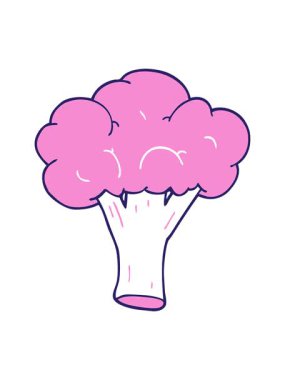 karikatür karalama brokolisinin animasyonunu durdurup duraklat