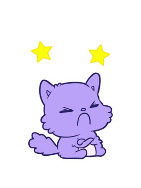 dönen yıldızlar kızgın kedi çizgi filminin animasyonu