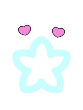 Geleneksel Japon çiçek dizaynının dönen kalp animasyonu