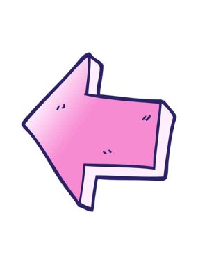 karikatür ok karalamalarının basınçlı animasyonu