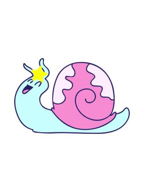 Parıldayan yıldızlar çizgi film salyangozlarının animasyonunu etkiler.