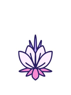 Bir nilüfer çiçeğinin animasyonunu büyütüyor