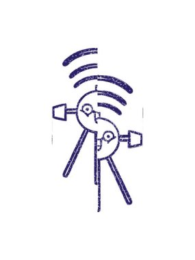 Mutlu Uydu Kömür Çiziminin bölünmüş hareket animasyonu