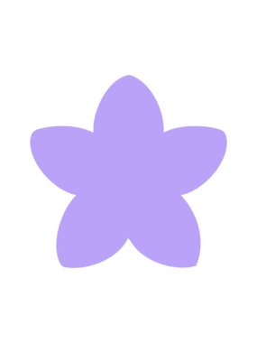 Geleneksel Japon tarzı tek bir çiçek tasarımının dönen hareketli animasyonu