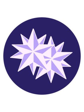 Parlak ışık efekti yıldızların ikonik dövme şeklindeki görüntülerinin canlandırması