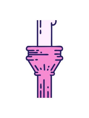 Bir şamdanın ikonik dövme tasarımının basınçlı animasyonu