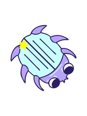 Parlayan yıldızlar, el yapımı çizgi film böceğinin animasyonunu etkiler.