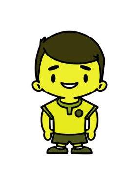 Üniformalı erkek futbolcunun renk değişimi