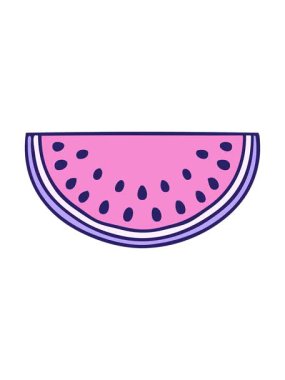 Elle çizilmiş karpuz hareketli animasyonu