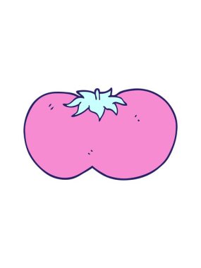 Çizgi filmin animasyonunu güçlendir. Kocaman bir domates.