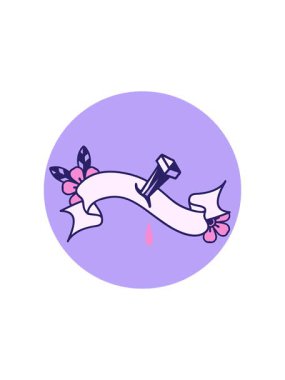 Dövme biçimi simgesinin demir çivi sancağıyla ayrıştırıcı etkisi