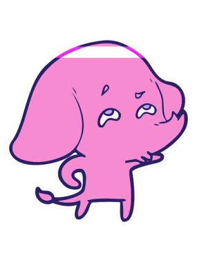 Anımsayan bir fil çizgi filminin animasyonunu canlandırın.