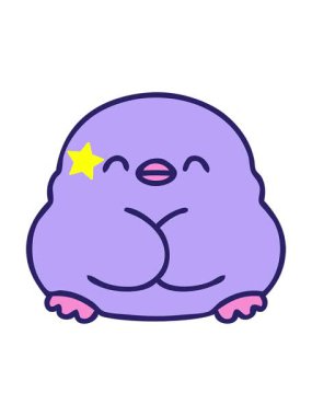 Parıldayan yıldızlar, yavru kuşun çiziminin animasyonunu etkiler.