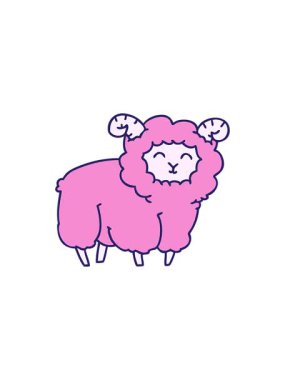 Yıldız patlaması etkisi çizgi film koçunun el çizimi animasyonu