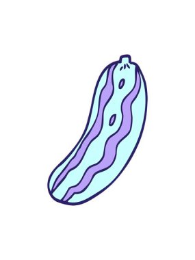 karikatür karalama salatalık bitkisinin hareketli animasyonu