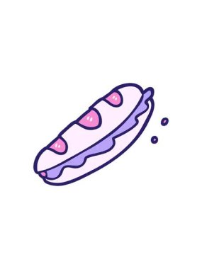 Çizgi film sandviçinin canlandırma efektini göster