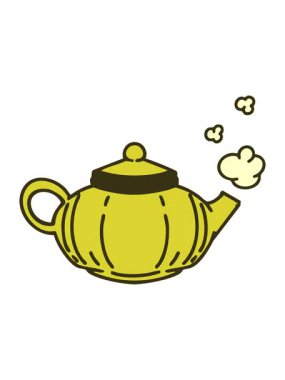 Japon çaydanlığının seramik çay demliği tasarımının renk değişimi