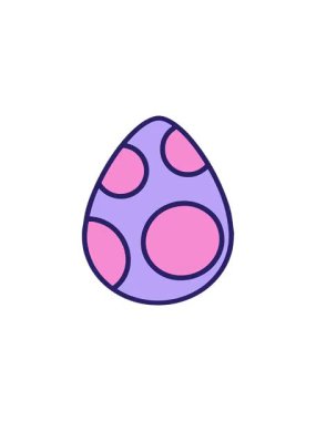 Güzel Paskalya yumurtalarının gösterişli satış animasyonları