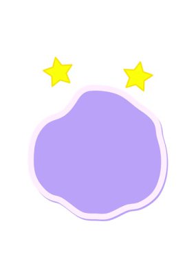 dönen yıldızların dışavurumcu şekilli damlaların canlandırması