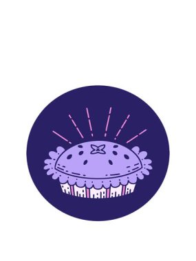 Dövme stili bir ikonun animasyonunu genişletiyor. Harika bir turta.