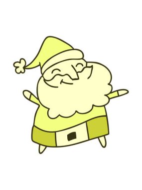 Neşeli bir babanın çizdiği serbest çizimin renk animasyonu.