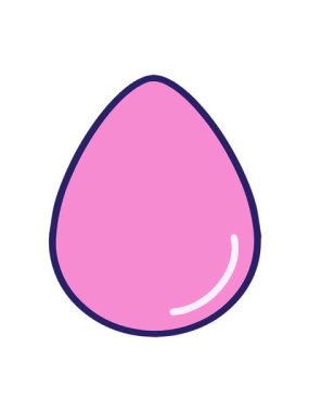 Paskalya yumurtası çizgi filminin hareketli animasyonu