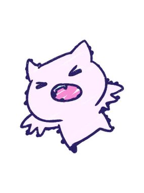 Şirin Yarasa Tebeşiri 'nin titreyen animasyonu