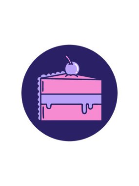 Çikolatalı pasta dövmesinin yıldız patlaması etkisi animasyonu