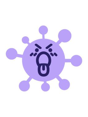 Öfkeli virüsün ışık efekti