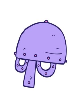 karikatür karalama Viking miğferinin animasyonunu durdurup duraklat