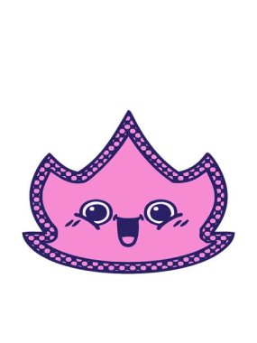 Bir ateşin tuhaf çizgi filminin hareketli animasyonu