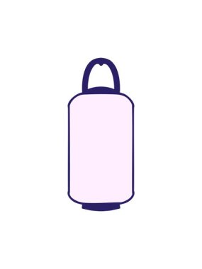 Geleneksel Japon asılı kağıt fener tasarımının hareketli animasyonu